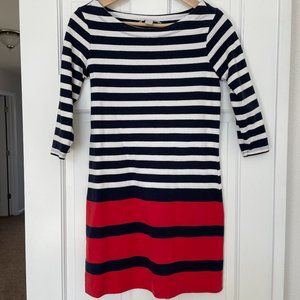 Banana Republic 3/4 sleeve preppy cotton dress